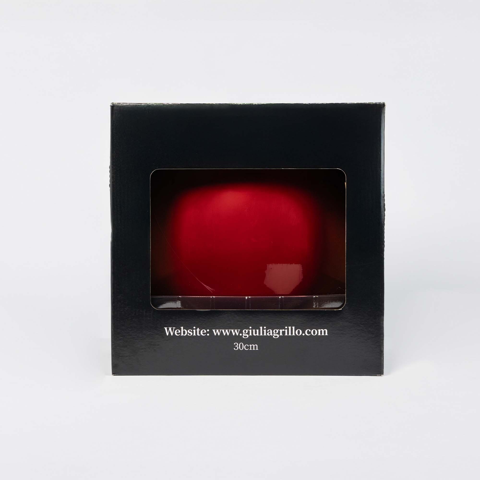 Giulia Grillo Boule de Noël Nacrée "Rouge Nacré" ⌀30cm