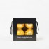 Boules de Noël Nacrées "Or Nacré" ⌀10cm, lot de 4