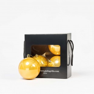 Boules de Noël Nacrées "Or...