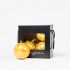 Boules de Noël Nacrées "Or Nacré" ⌀10cm, lot de 4