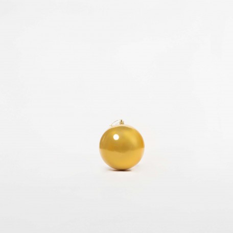 Boules de Noël Nacrées "Or Nacré" ⌀12cm, lot de 3