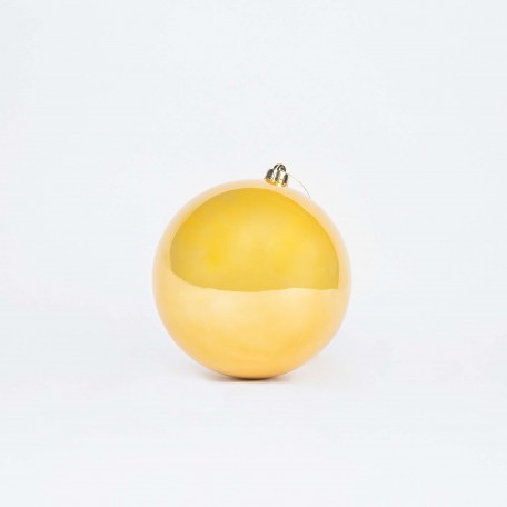 Boules de Noël Nacrées "Or Nacré" ⌀20cm, lot de 2