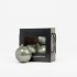 Boules de Noël Nacrées "Bleu Clair Nacré" ⌀10cm, 4pcs/lot