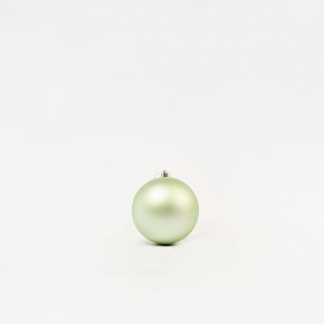 Matte Weihnachtskugeln „Hellgrün Matt“ ⌀12cm, 3er-Set