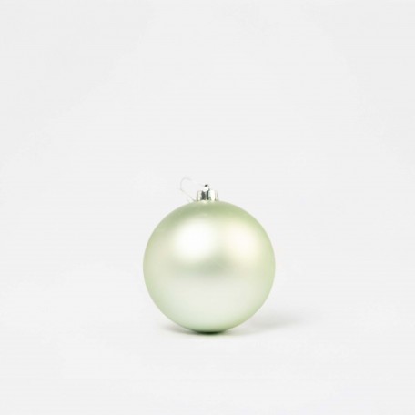 Matte Weihnachtskugeln „Hellgrün Matt“ ⌀15cm, 2er-Set