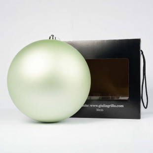 Boule de Noël Opale "Vert...
