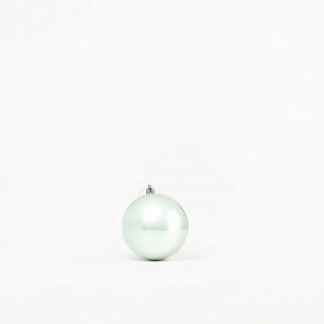 Boules de Noël Nacrées "Vert Clair Nacré" ⌀10cm, lot de 4