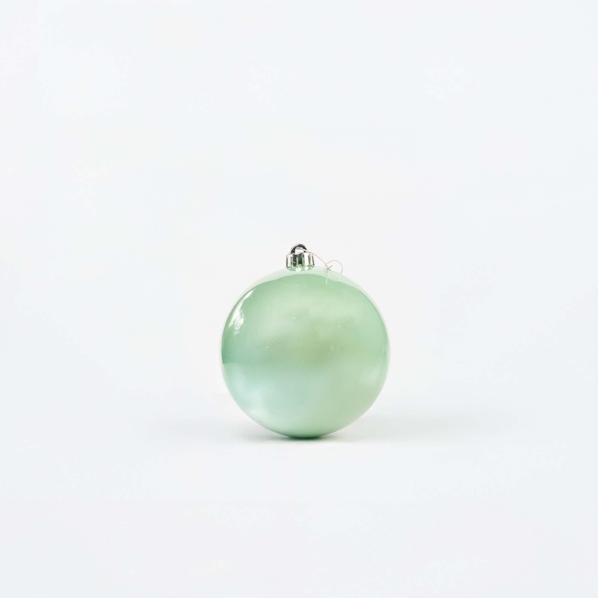 Giulia Grillo Sfera Natalizia Perlata Verde Chiaro ⌀15cm, 2pcs/set
