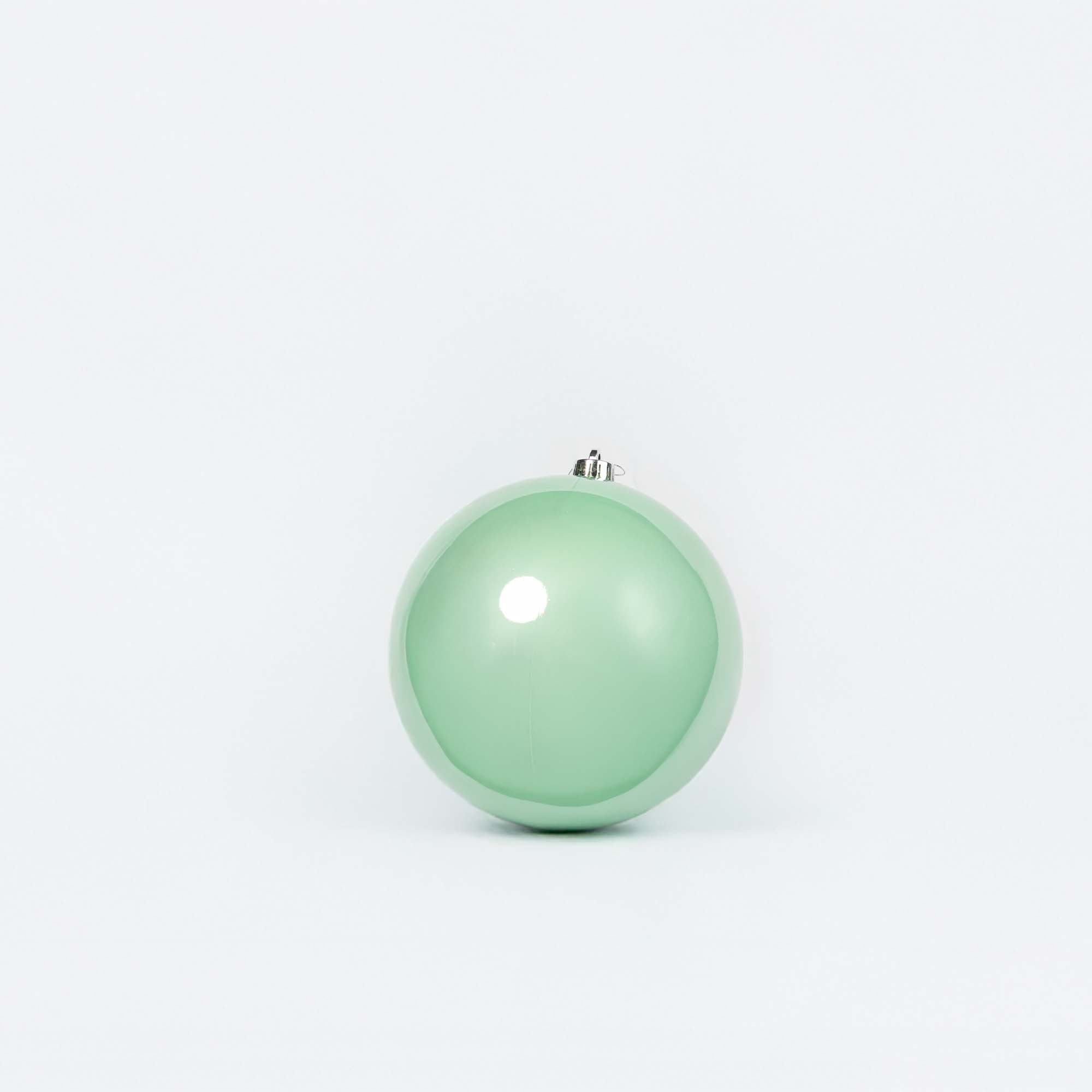 Giulia Grillo Sfera Natalizia Perlata Verde Chiaro ⌀20cm, 2pcs/set