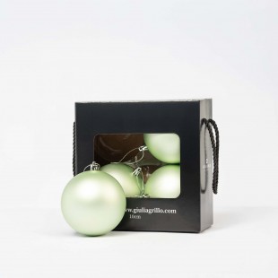 Boules de Noël Mat "Vert...