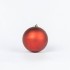 Boules de Noël Mat à Motif "Motif Rouge" ⌀20cm, lot de 2
