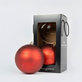 Matte Weihnachtskugeln mit...