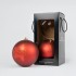 Boules de Noël Mat à Motif "Motif Rouge" ⌀20cm, lot de 2