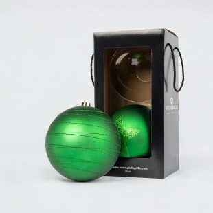 Matte Weihnachtskugeln mit...