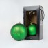 Bolas de Navidad Mate con Diseño "Patrón Verde" ⌀20cm, set de 2