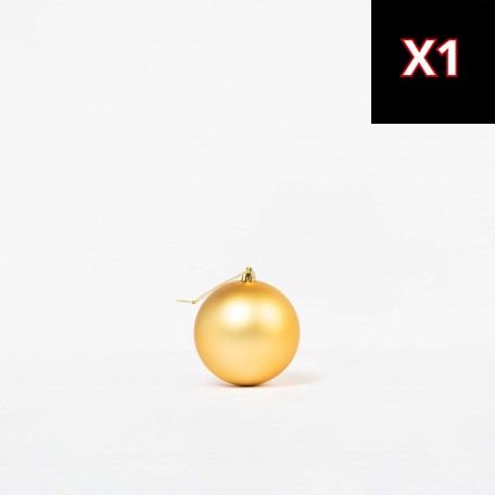 Mix Goldene Weihnachtskugeln (2 Glänzend, 1 Matt, 1 Glitzernd) ⌀10cm, 4 Stück/Set