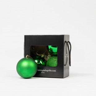 Mix Grüne Weihnachtskugeln...