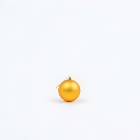 Mix Goldene Weihnachtskugeln (1 Glänzend, 1 Matt) ⌀10cm, 2 Stück/Set