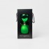 Green Christmas Baubles Mix (1 Shiny, 1 Matte) ⌀15cm, 2pcs/set