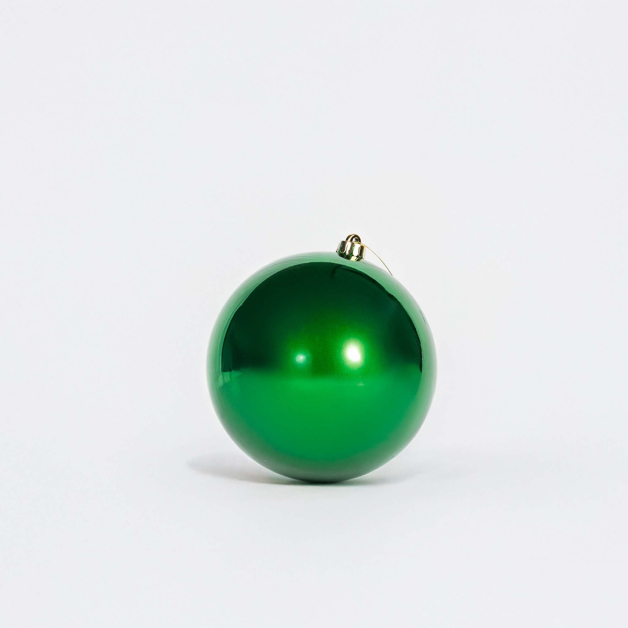 Giulia Grillo Green Christmas Baubles Mix (1 Shiny, 1 Matte) ⌀20cm, 2pcs/set