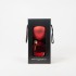 Mix Boules de Noël Rouges (1 Brillante, 1 Mate) ⌀15cm, lot de 2