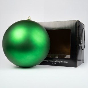 Boule de Noël Mate "Vert...