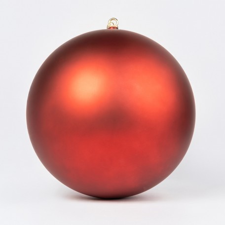 Matte Weihnachtskugel „Mat Red“ ⌀40cm