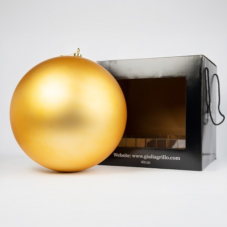 Boule de Noël Mat "Or Mat" ⌀40cm