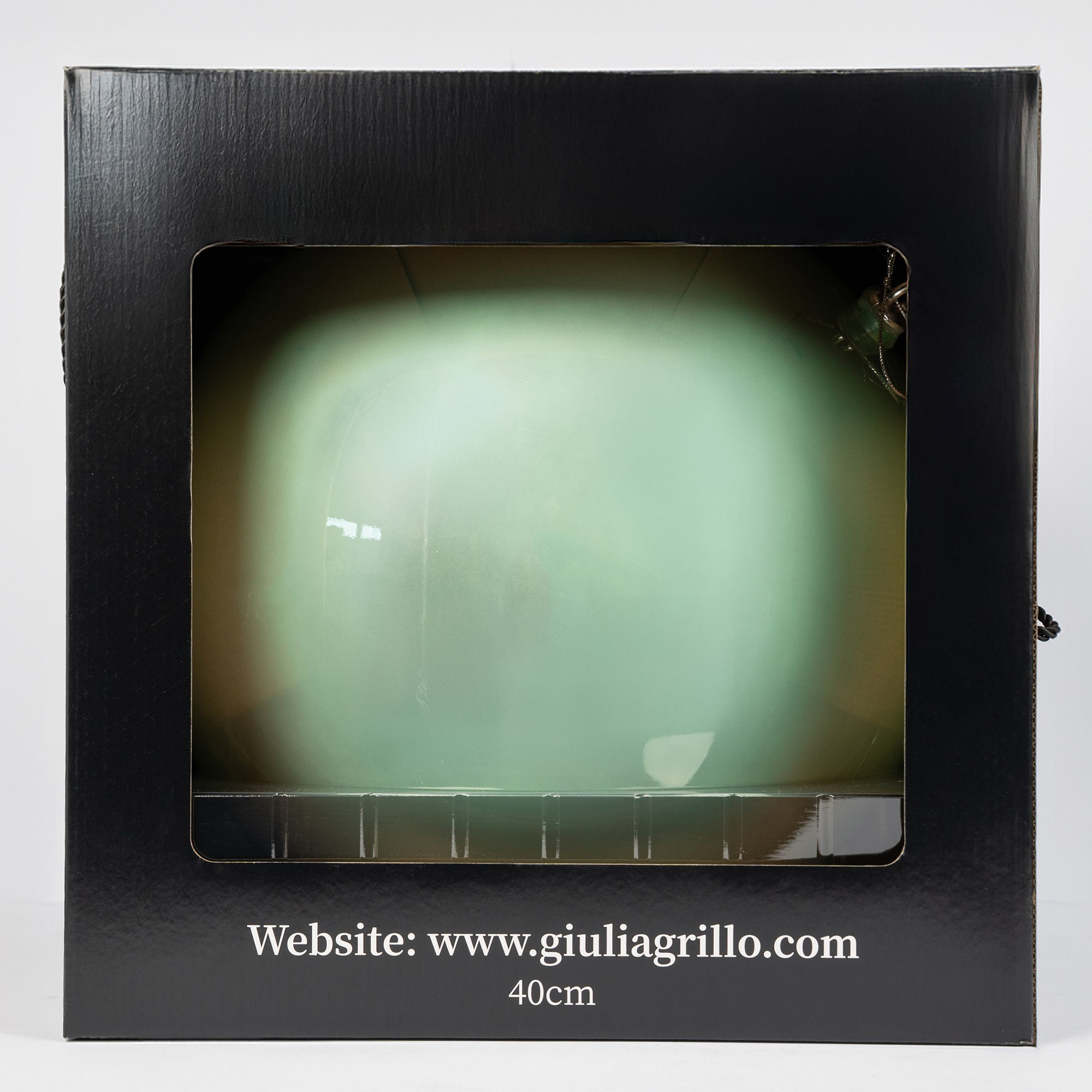Giulia Grillo Boule de Noël Nacrée "Vert Clair Nacré" ⌀40cm
