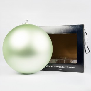 Boule de Noël Opale "Vert...