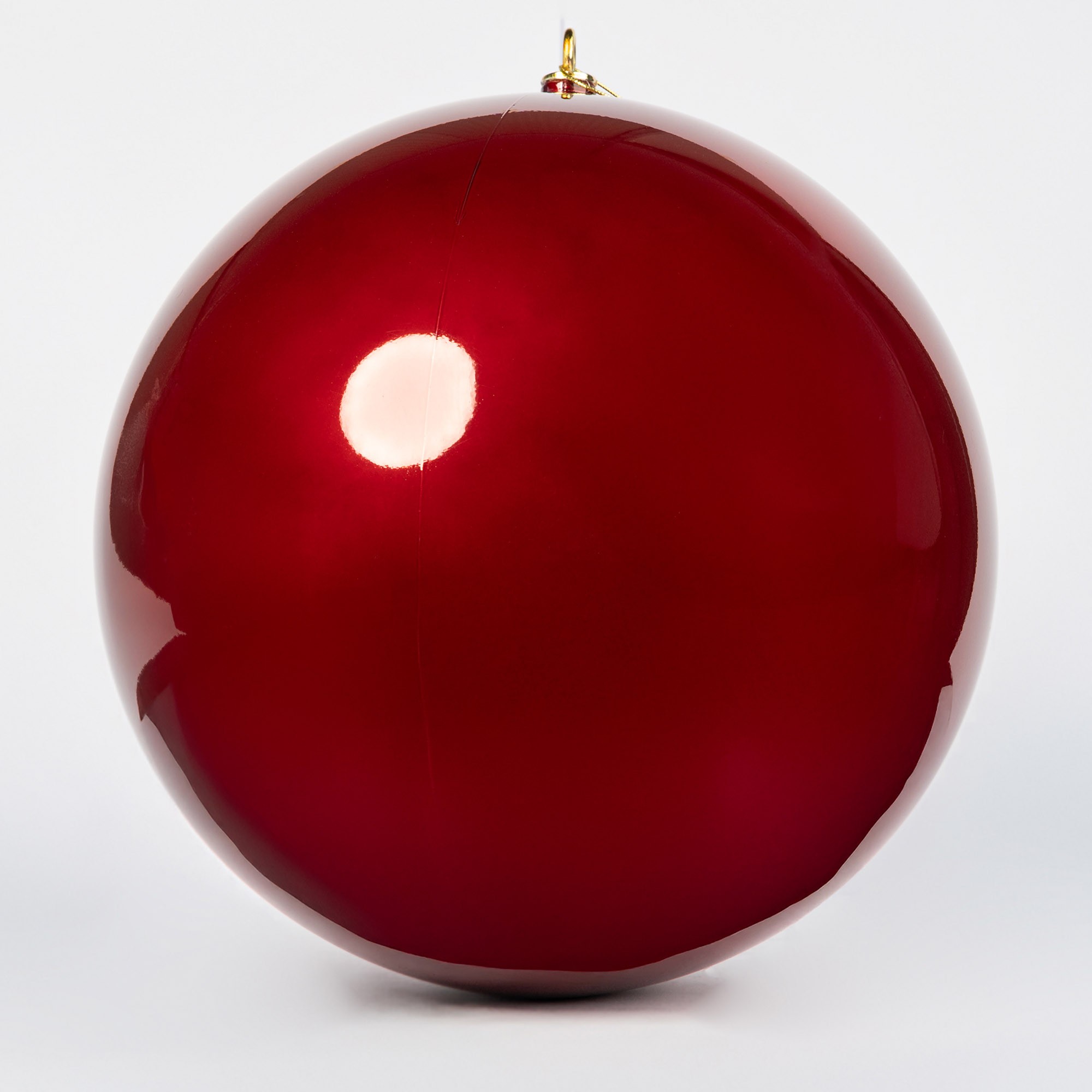 Giulia Grillo Perlglänzende Weihnachtskugel „Perlrot“ ⌀40cm