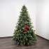 Shiny Red Christmas Bauble ⌀15cm, 2pcs/set
