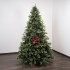 Shiny Red Christmas Bauble ⌀10cm, 4pcs/set