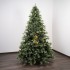 Shiny Gold Christmas Baubles ⌀15cm, 2pcs/set