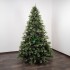 Shiny Green Christmas Baubles ⌀10cm, 4pcs/set