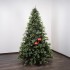 Matte Red Christmas Baubles ⌀20cm, 2pcs/set