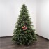 Matte Red Christmas Baubles ⌀10cm, 4pcs/set
