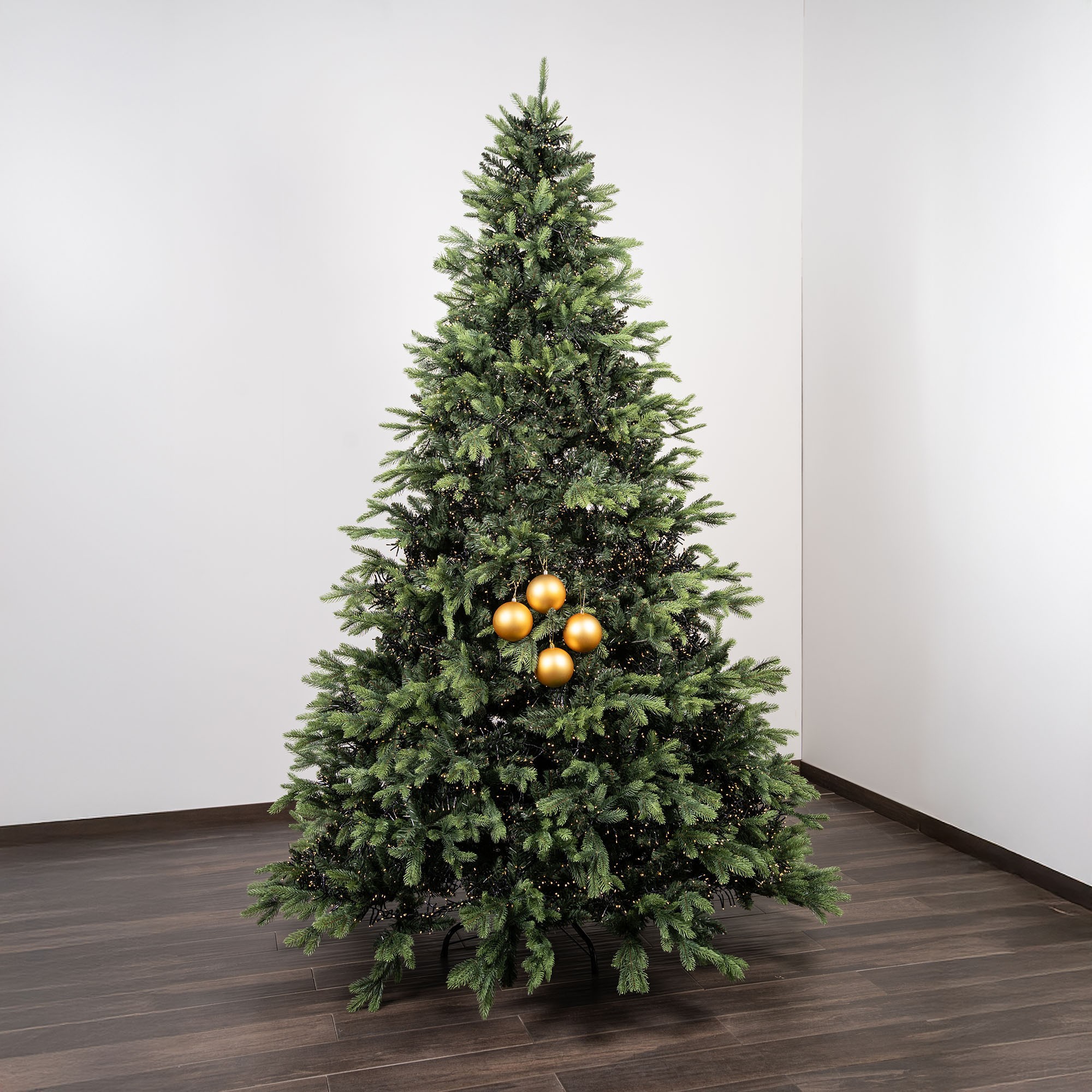 Giulia Grillo Boules de Noël Mat "Or Mat" ⌀10cm, lot de 4