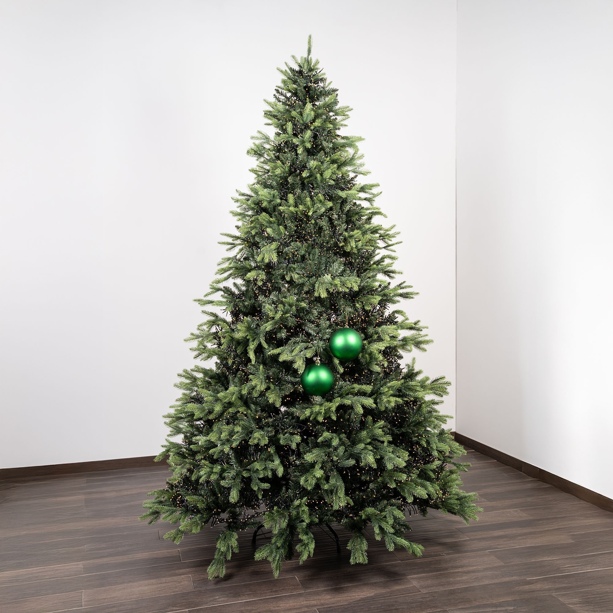 Giulia Grillo Boules de Noël Mates "Vert Mat" ⌀15cm, lot de 2
