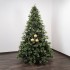 Glitter Gold Christmas Baubles ⌀12cm, 3pcs/set