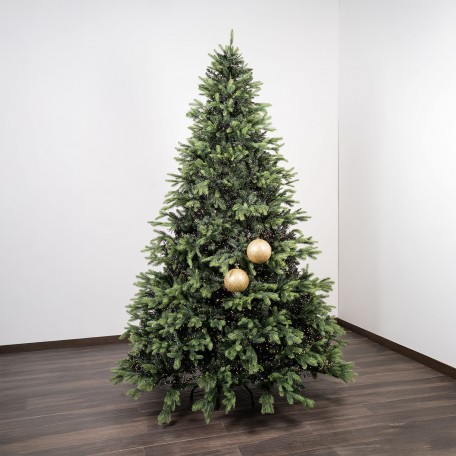 Bolas de Navidad con Purpurina "Oro Brillante" ⌀15cm, set de 2