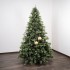 Glitter Gold Christmas Baubles ⌀15cm, 2pcs/set