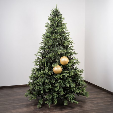 Glitzernde Weihnachtskugeln „Glitter Gold“ ⌀20cm, 2er-Set Glitzernde Weihnachtskugeln „Glitter Gold“ ⌀20cm, 2er-Set
