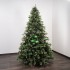 Glitter Green Christmas Baubles ⌀12cm, 3pcs/set