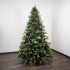 Bolas de Navidad con Purpurina "Verde Brillante" ⌀20cm, juego de 2