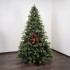 Pearl Red Christmas Baubles ⌀12cm, 3pcs/set
