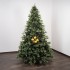 Boules de Noël Nacrées "Or Nacré" ⌀10cm, lot de 4