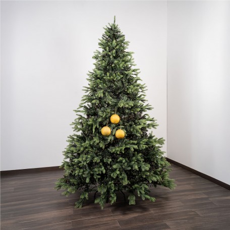 Boules de Noël Nacrées "Or Nacré" ⌀12cm, lot de 3 Boules de Noël Nacrées "Or Nacré" ⌀12cm, lot de 3