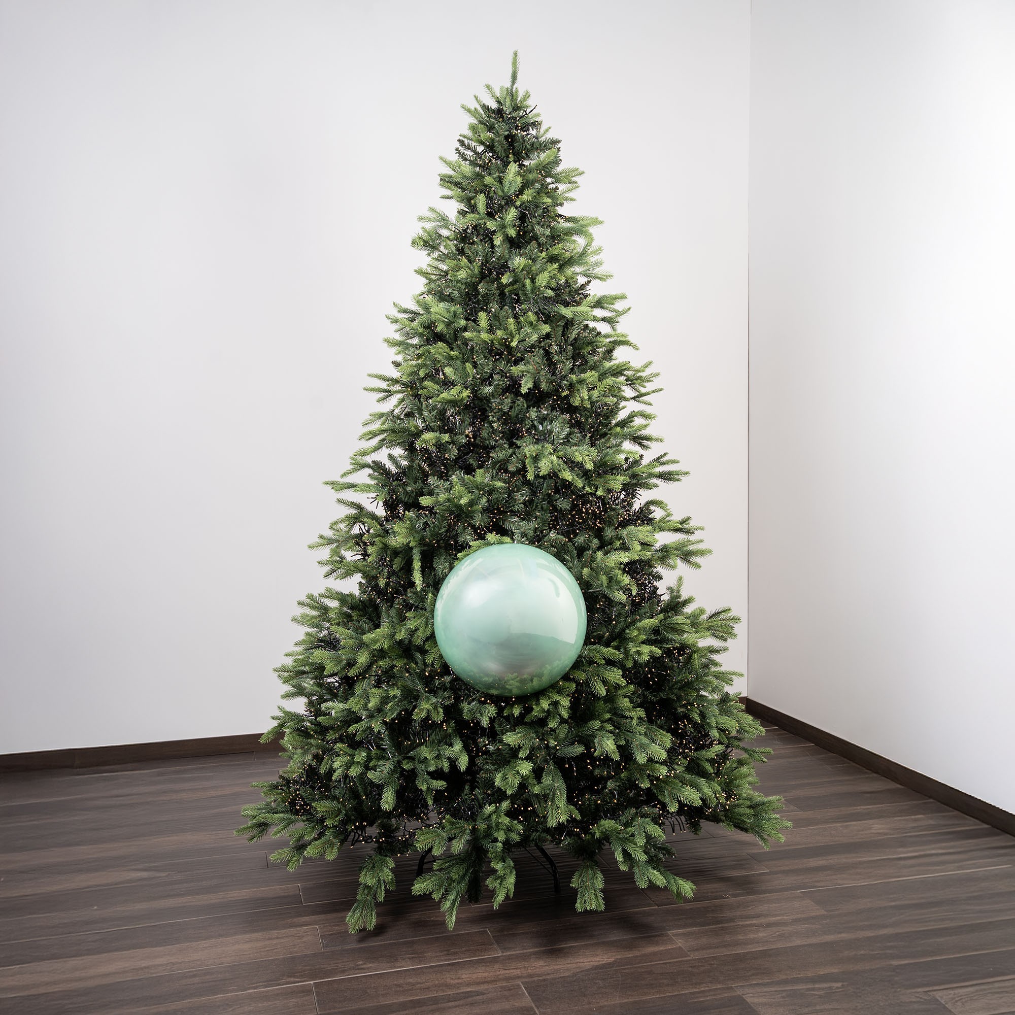 Giulia Grillo Sfera Natalizia Perlata verde chiaro ⌀40cm