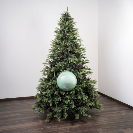 Sfera Natalizia Perlata verde chiaro ⌀40cm